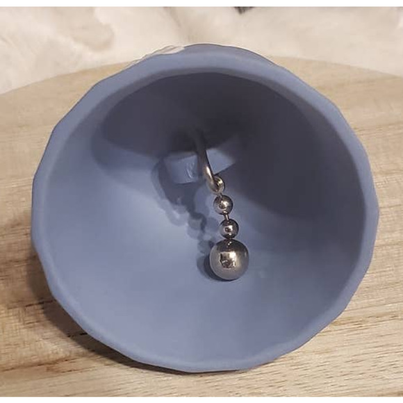 Wedgwood England Jasperware Swan Snow Flake Bell 3" - Picture 4 of 5